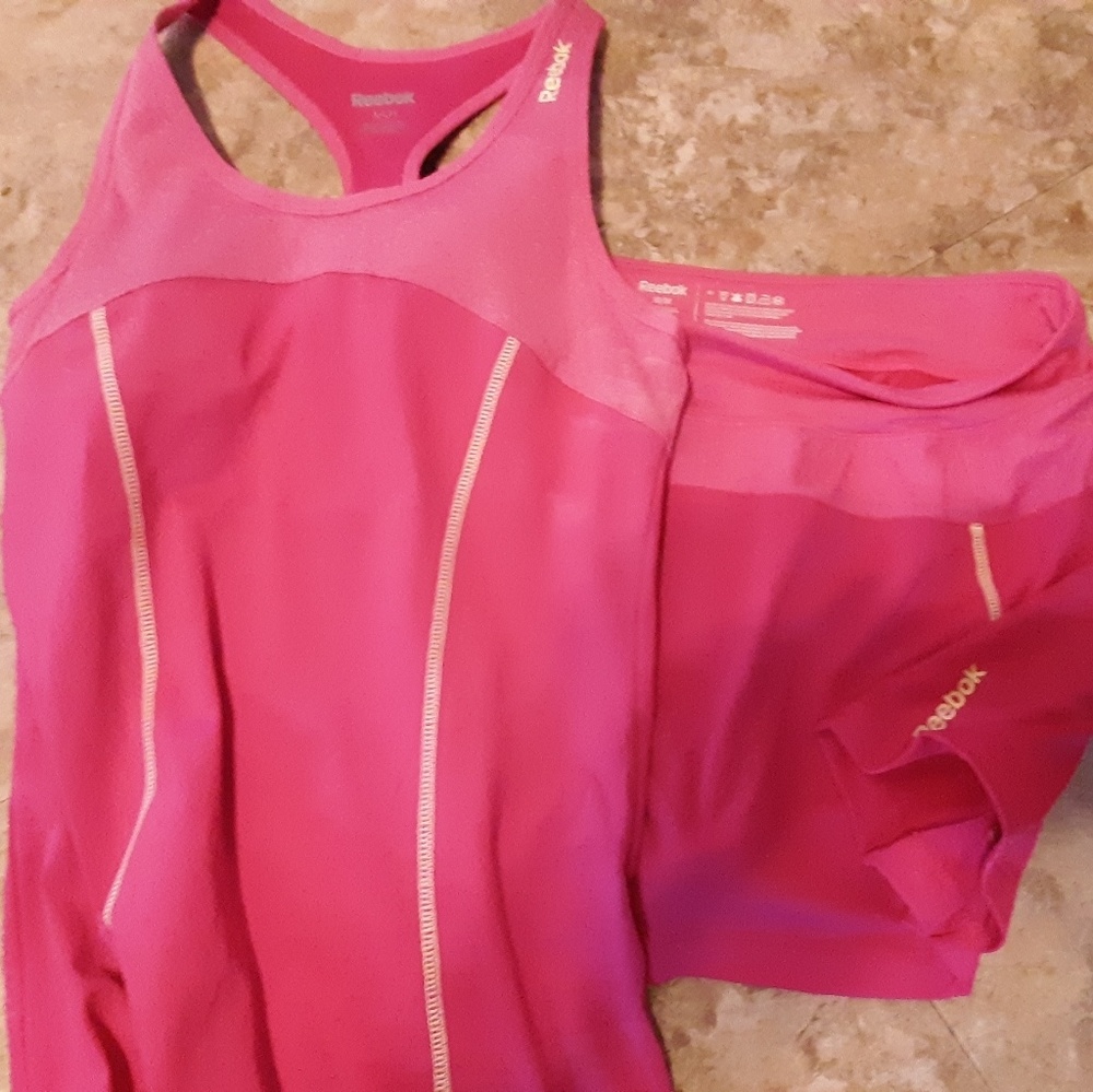Reebok dri fit skirt and tank